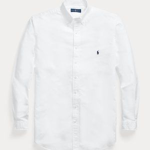 White Polo Ralph Lauren Men's Classic-Fit Oxford Shirt
